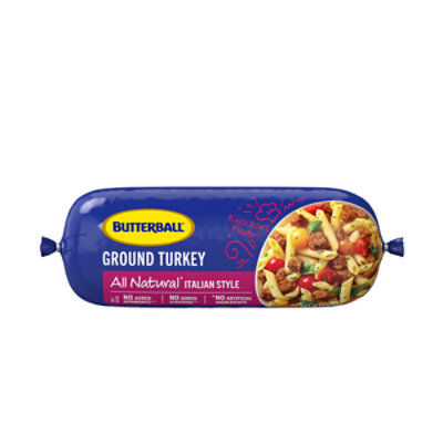 Butterball Bb Italian Style Ground Turkey Chub 16 Oz - 16 OZ - Image 1