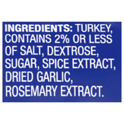 Butterball Bb Italian Style Ground Turkey Chub 16 Oz - 16 OZ - Image 4