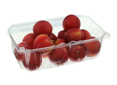 Plums Red Extra Sweet Clamshell - 2 LB - Image 1