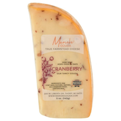 Marieke Gouda Cheese Cranberry Gouda Wedge - 5 OZ - Image 3