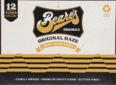 Beares Org Haze Hard Cider 12-12 Fl Oz In Cans - 12-12FZ - Image 4