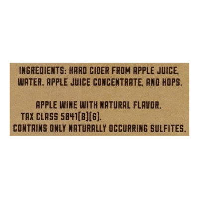 Beares Org Haze Hard Cider 12-12 Fl Oz In Cans - 12-12FZ - Image 4