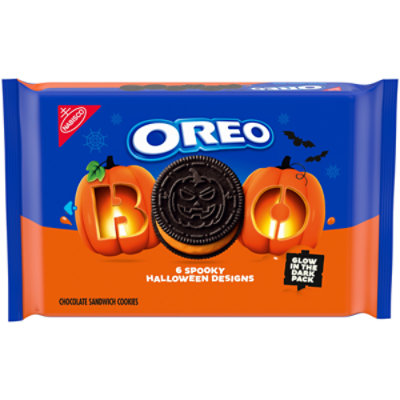 OREO Limited Edition Orange Creme Chocolate Sandwich Halloween Cookies - 18.71 Oz