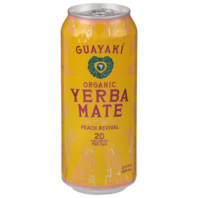 Guayaki Yerba Mate Peach Revival 15.5fz - 15.5 FZ - Image 3