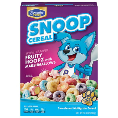 Broadus Foods Snoop Cereal Fruity Hoopz W/marshmallows 12oz - 12 OZ - Image 3