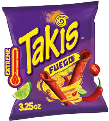 Takis Fuego Hot Chili & Lime - 3.25 OZ - Image 1