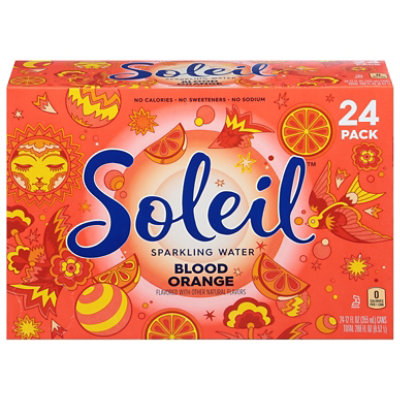 Soleil Water Sparkling Blood Orange 24-12 Fz - 24-12 FZ - Image 3