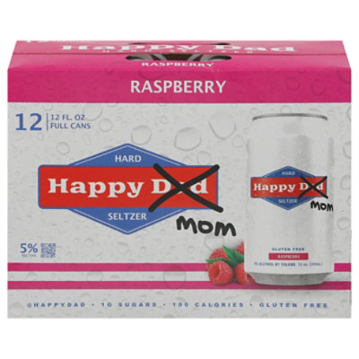 Happy Mom Raspberry Seltzer - 12-12 FZ - Image 3