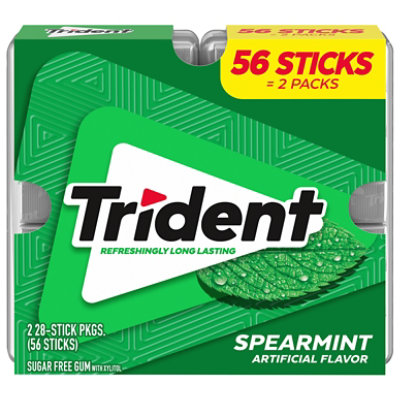 Trident Gum Spearmint 56pc - 56 CT - Image 3