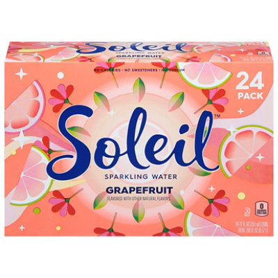 Soleil Water Sparkling Grapefruit 24-12 Fz - 24-12 FZ