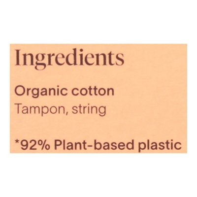 Cora Organic Cotton Tampons Light Plus Regular Duo Pack 32 Ct - 32 CT - Image 4