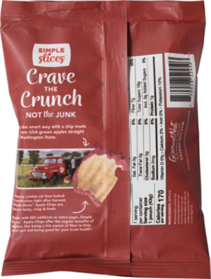 Simple Slices Chips Red Apple - 1.5 OZ - Image 6