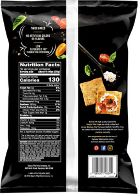 Stacys Pita Chips Parmesan Garlic Herb - 16 OZ - Image 6