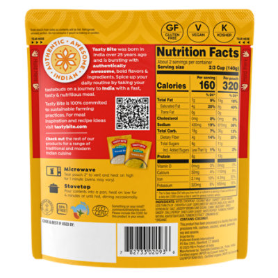 Tasty Bite Curry Turmeric Chickpea - 10 OZ - Image 2