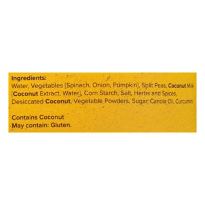 Passage Foods Dal Coconut Split Pea Spinach - 9.8 OZ - Image 4