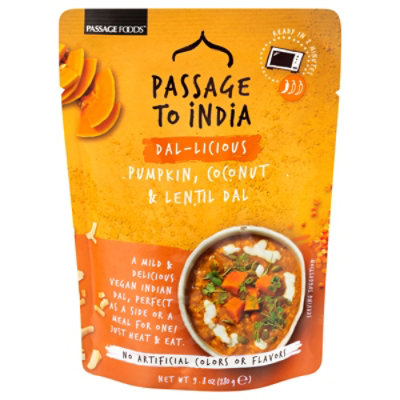 Passage Foods Dal Lentil Pumpkin Coconut - 9.8 OZ - Image 1