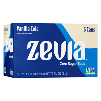 Coca-Cola® Zero Sugar Vanilla Soda Cans, 12 pk / 12 fl oz - Kroger