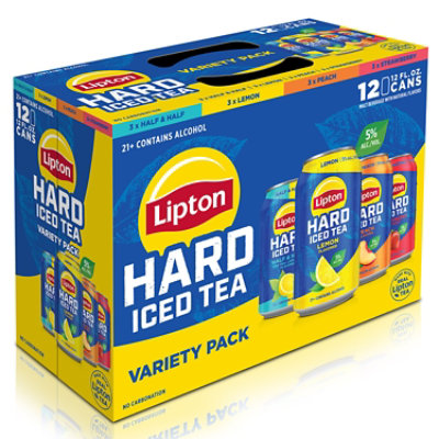 ●日本正規品● 12 Oz Fl 12 Variety Tea Iced Hard Lipton Count 144 - Cans In 茶