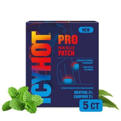 Icy Hot Pro Pain Relief Patch 5 Ct Carton - 5 CT - Image 1