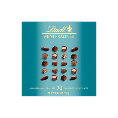 Lindt Mini Pralines Assorted Chocolate Candy Gift Box - 3.4 Oz - Image 2