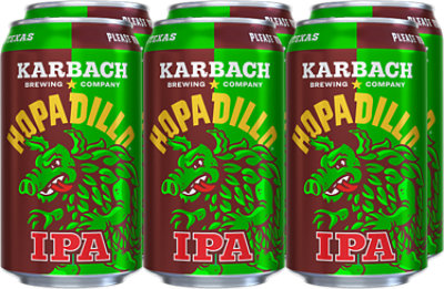 Karbach Hopadillo Hazy Ipa In Cans - 6-12 FZ - Image 1