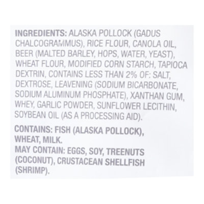 Waterfront Bistro Pollock Fillets Beer Battered - 19 OZ - Image 4