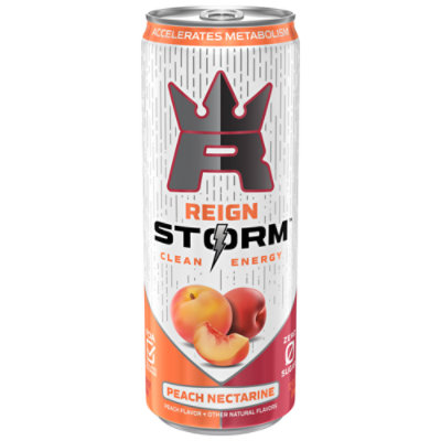 Reign Storm Peach Nectarine Energy Drink - 12 Fl. Oz. - Image 1