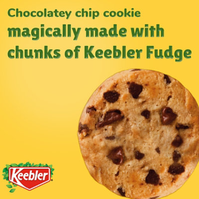 Keebler Chips Deluxe Fudgy Chocolate Chip Cookies with Chunks of Keebler Fudge - 9.6 Oz - Image 2