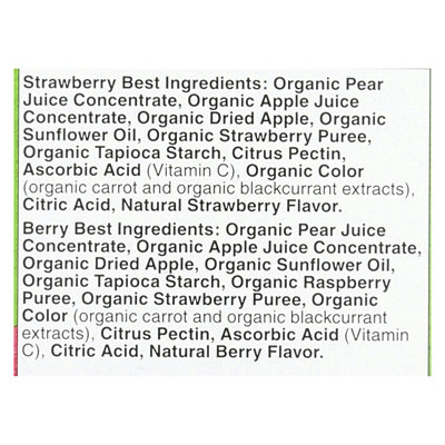 Annie's Homegrown Really Peely Fruit Tape Organic Variety Pack 6 Strawberry 6 Berry - 12 per Pack (6 Packs Total) - Image 3
