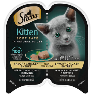 Sheba Perfect Portions Chicken Entree Wet Kitten Food Pate - 2.6 Oz - Image 1