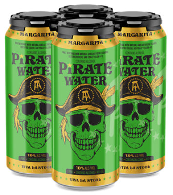 Pirate Water Margarita 4pk - 4-16 FZ - Image 1