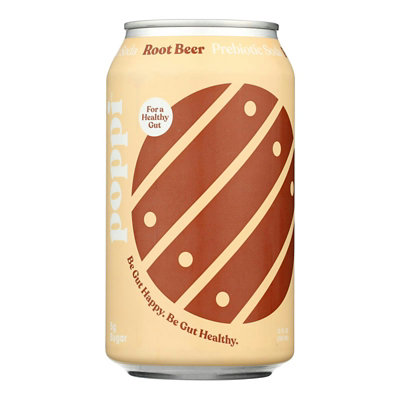 Poppi - Soda Root Beer Prebiotic - 12 Fl oz (Pack of 12) - Image 1