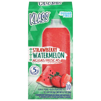 Klass Bev Stk Wtrm Stwbry 10ct - .7 OZ - Image 1