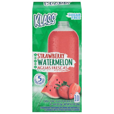 Klass Bev Stk Wtrm Stwbry 10ct - .7 OZ - Image 1