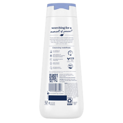 Dove Body Wash Blue Chamomile Oat Milk 20 Fo - 20 OZ - Image 6