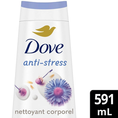 Dove Body Wash Blue Chamomile Oat Milk 20 Fo - 20 OZ - Image 1