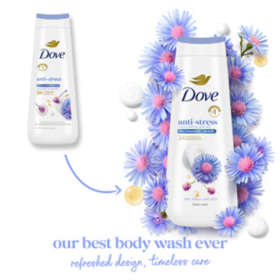 Dove Body Wash Blue Chamomile Oat Milk 20 Fo - 20 OZ - Image 5