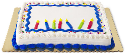 Celebration White Cake With Buttercream 1/2 Sheet - EA - Image 1