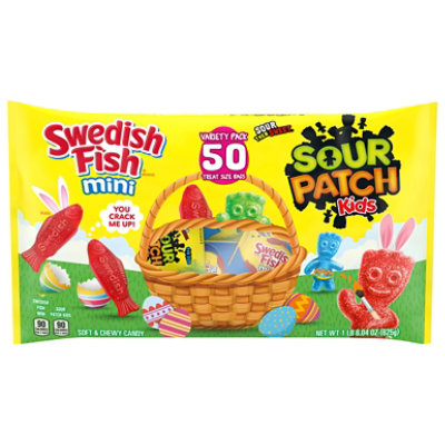 Sour Patch Kids Swedish Mix - 50 CT - Image 1