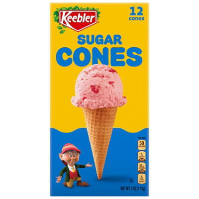 Keebler Sugar Cones for Ice Cream 12 Count - 4 Oz - Image 1