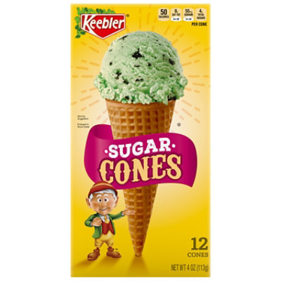 Keebler Sugar Cones for Ice Cream 12 Count - 4 Oz - Image 2
