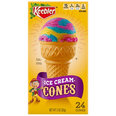 Keebler Ice Cream Cones Box 24 Count - 3 Oz - Image 2
