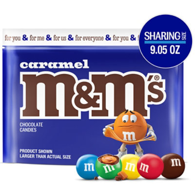 M&M'S Caramel Milk Chocolate Candy Sharing Size In Resealable Bag - 9.05 Oz - Image 1