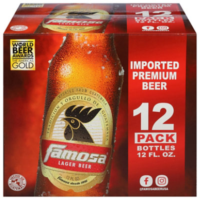 Famosa Imported Lager Beer 12pk Bottles - 12-12 FZ - Image 3