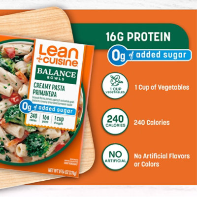 Lean Cuisine Lean Cuisine Frozen Meal Pasta Primavera 9.5oz Box - 9.75 OZ - Image 4