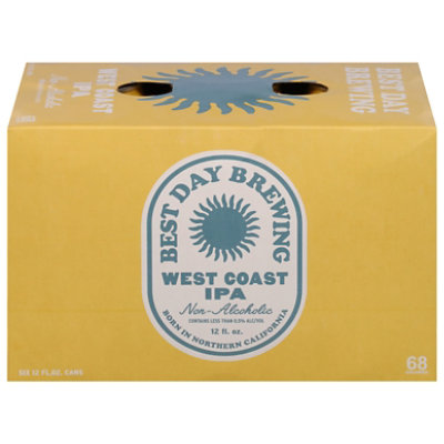 Best Day West Coast IPA Non-Alcoholic In Cans - 6-12 Fl. Oz. - Image 3