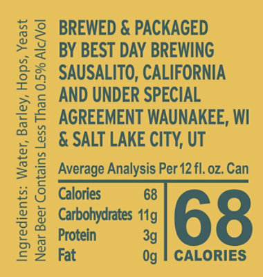 Best Day West Coast IPA Non-Alcoholic In Cans - 6-12 Fl. Oz. - Image 2