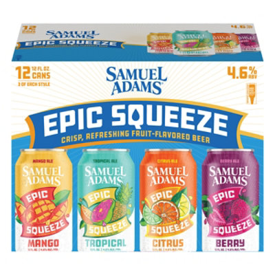 Samuel Adams Epic Squeeze Variety 12pk 12fz Cans - 12-12 FZ - Image 3