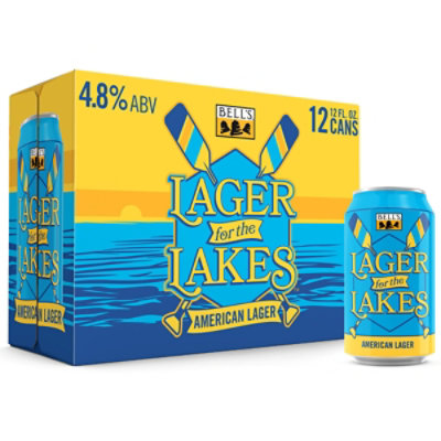 Bell's Lager For The Lakes Beer 5% ABV Cans - 12-12 Fl. Oz. - Image 2