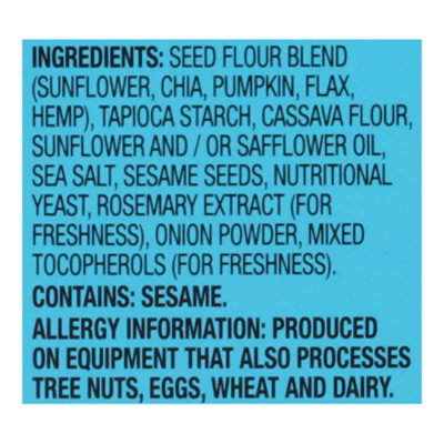 The Humble Seed Crackers Grain Free Seasalt - 4.25 OZ - Image 5